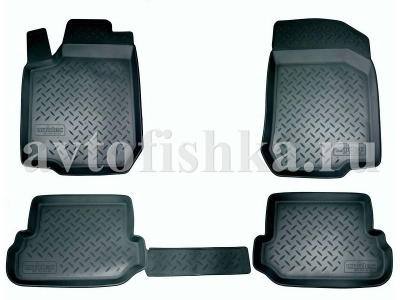 Коврики в салон Mazda CX-5 2011- полиуретановые, черные, Norplast